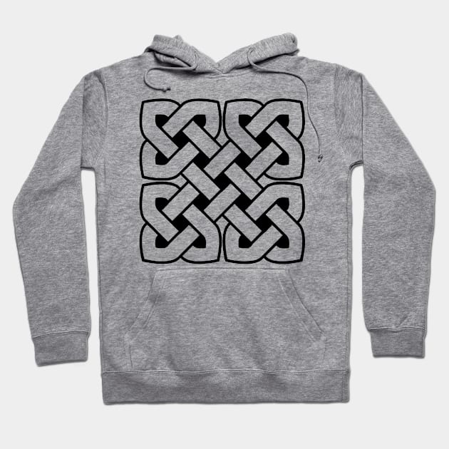 Celtic Interwoven Endless Knot Geometric Pattern 3 Hoodie by taiche